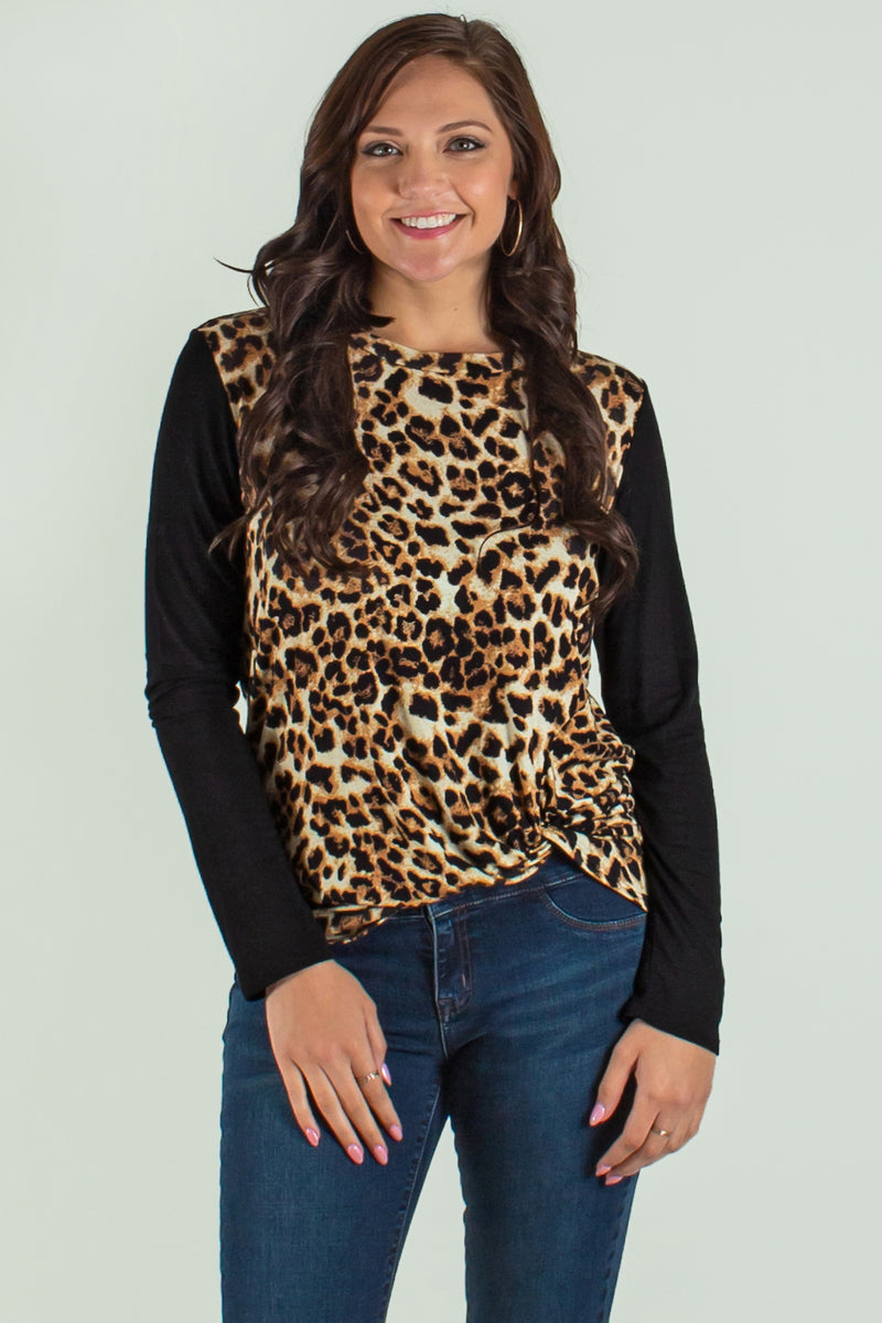 Cute leopard print top, Leopard Print