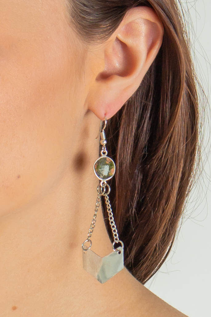 Waverly Drop Earrings (Silver)