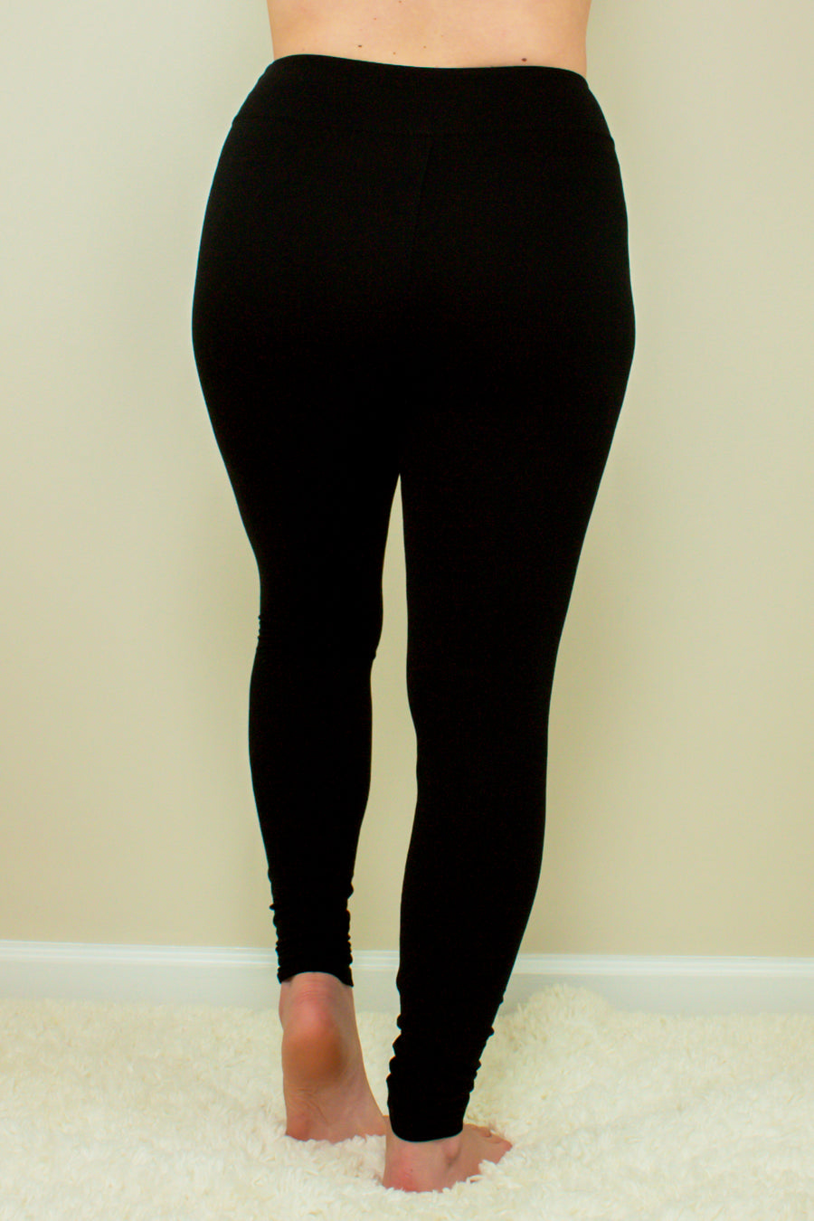 Let's Stay Home High Waisted Leggings (Black) *FINAL SALE* – Candy Rose  Boutique